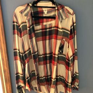 Gap plaid shirt